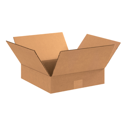 12 x 12 x 3" Flat Corrugated Boxes