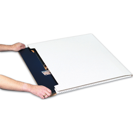 Jumbo White Fold-Over Mailers