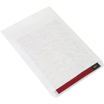 10 x 13" White Flat Merchandise Bags