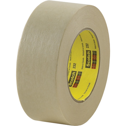 1/4" x 60 yds. (12 Pack) 3M High Performance Masking Tape 232