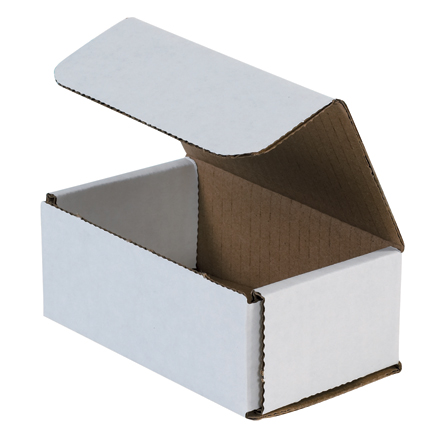 5 x 3 x 2" White Corrugated Mailers