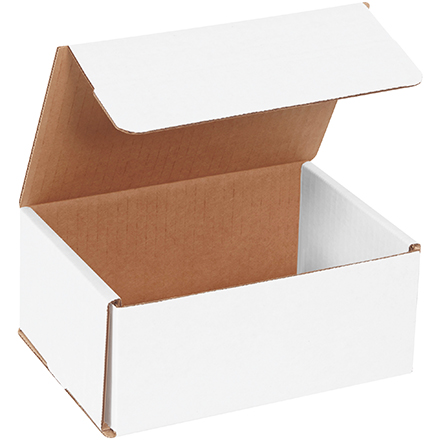 7 x 5 x 3" White Corrugated Mailers