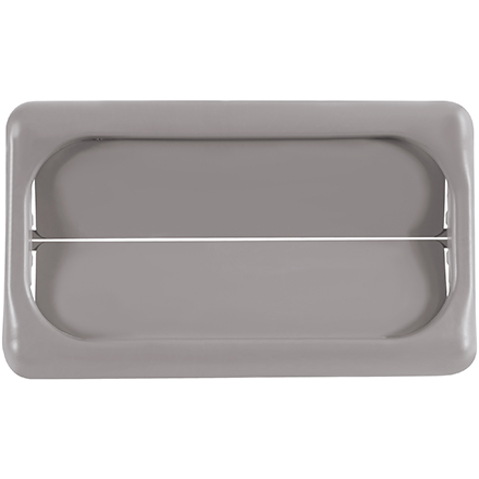 Rubbermaid<span class='rtm'>®</span> Slim Jim<span class='rtm'>®</span> Swing Top Lid - 23 Gallon, Gray